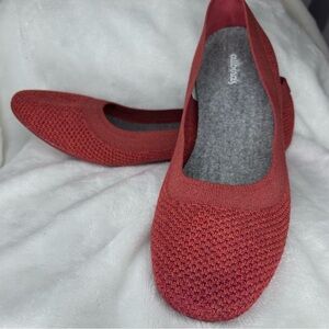 **SOLD**Allbirds Women's Red Knit Loafers